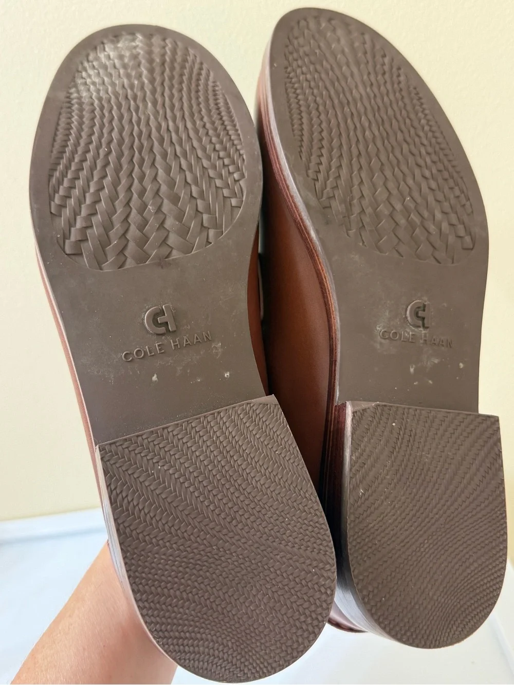 Chestnut Penny Loafers Cole Haan 10 Preppy Comfy Office Comfy Quiet Luxury